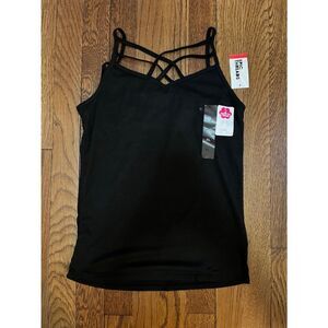 Epic Threads Girls Black Strappy Tank Top size xl girls